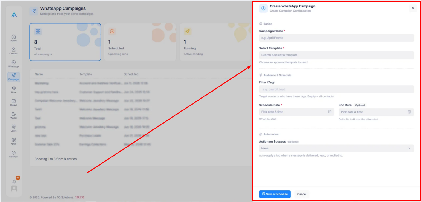 Create Campaign Form