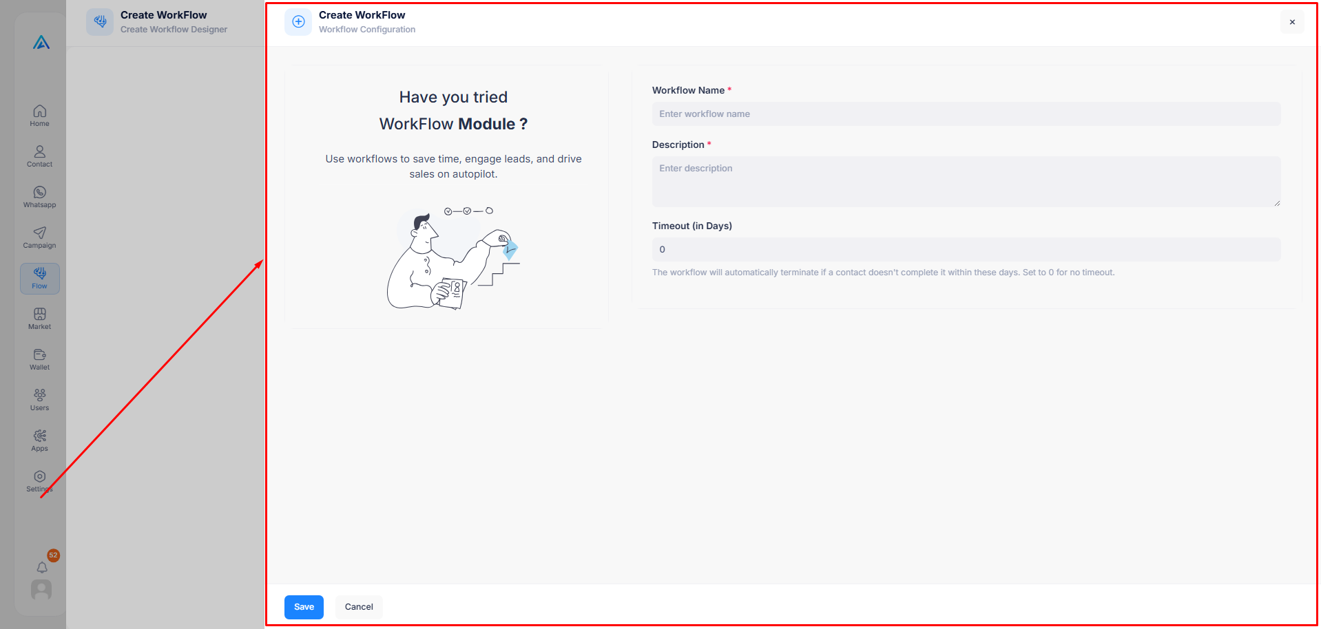Create Workflow Form