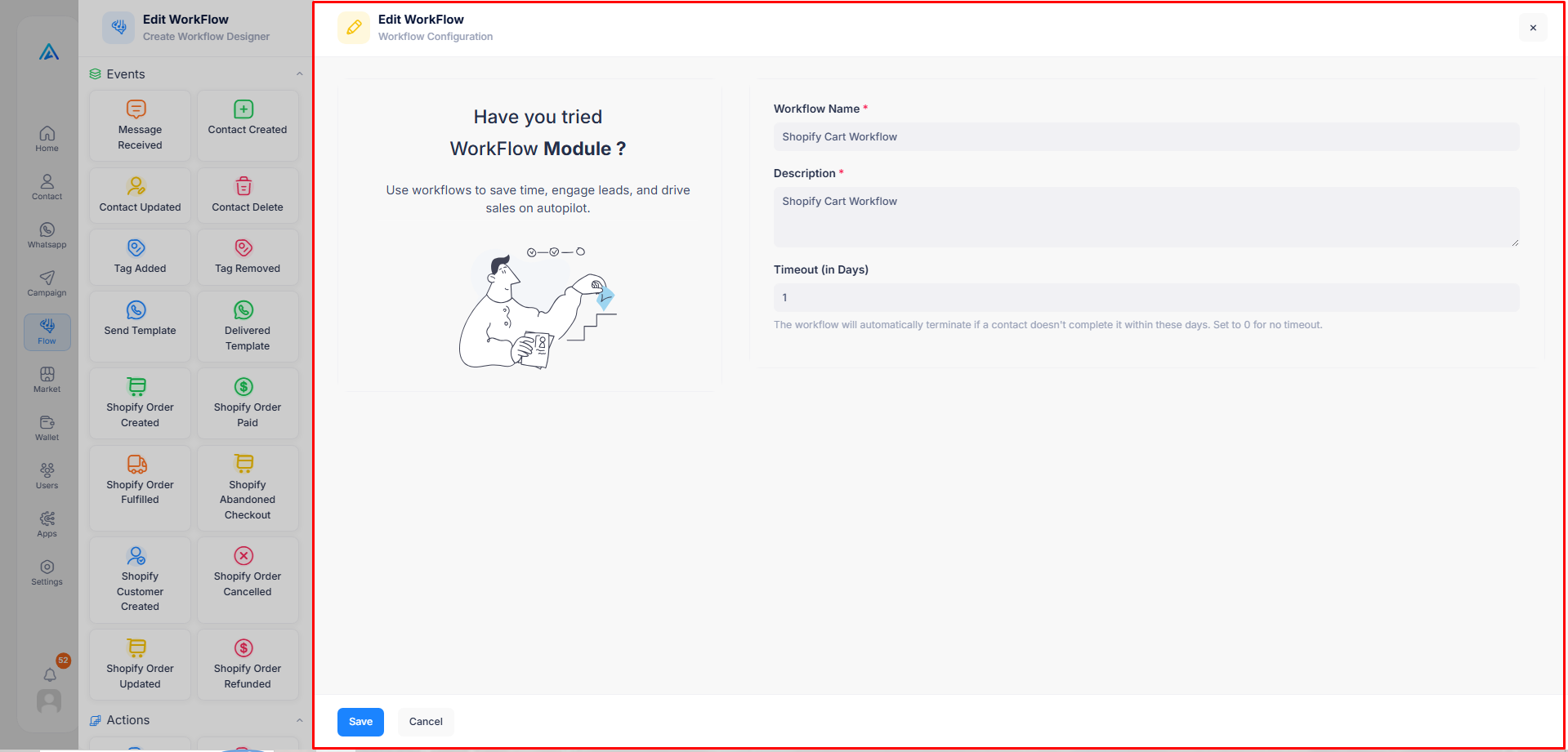 Edit Workflow Configuration