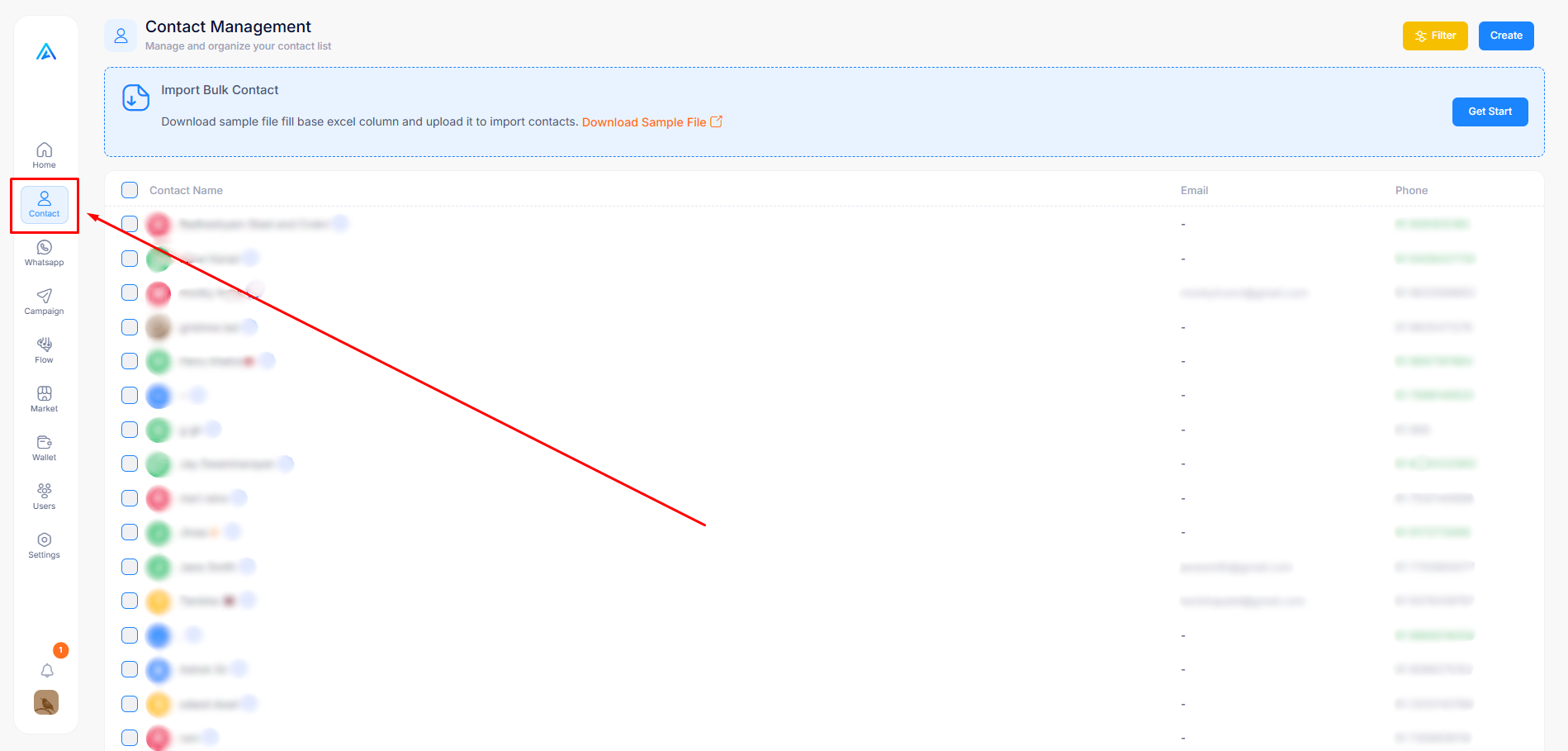 Sidebar Navigation